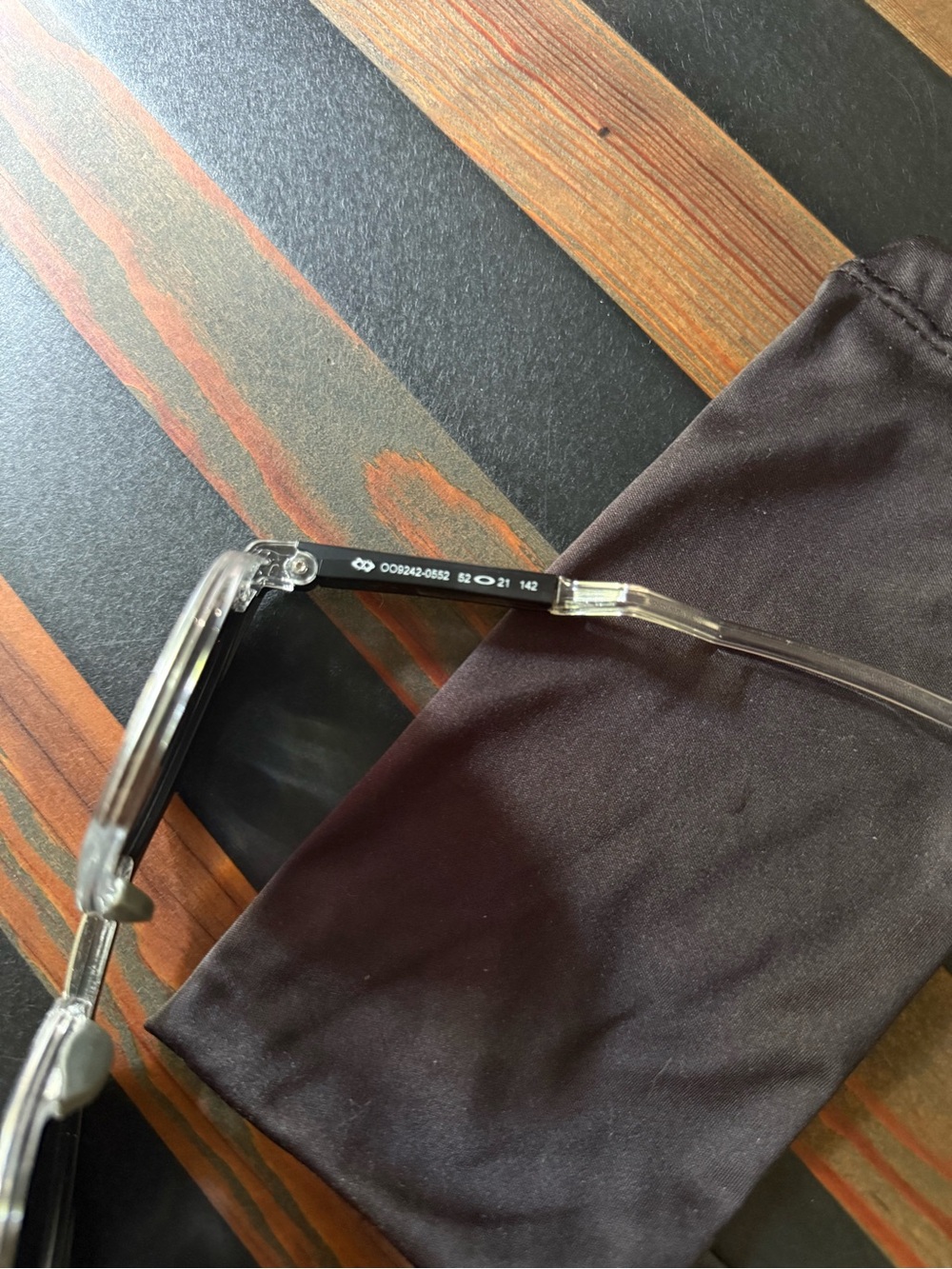 Oakley HSTN Black/Clear Polarized Sunglasses - Picture 8 of 11